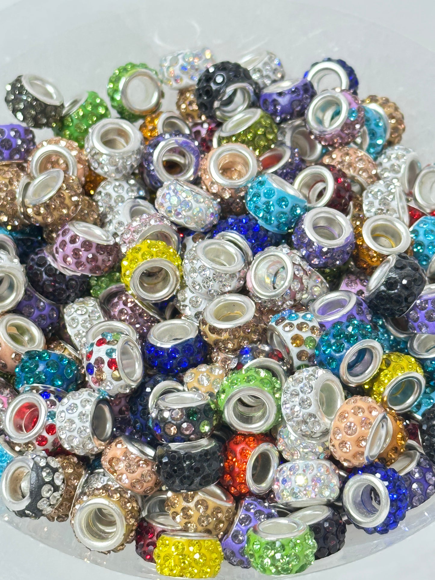 Rhinestone Spacers 12mm